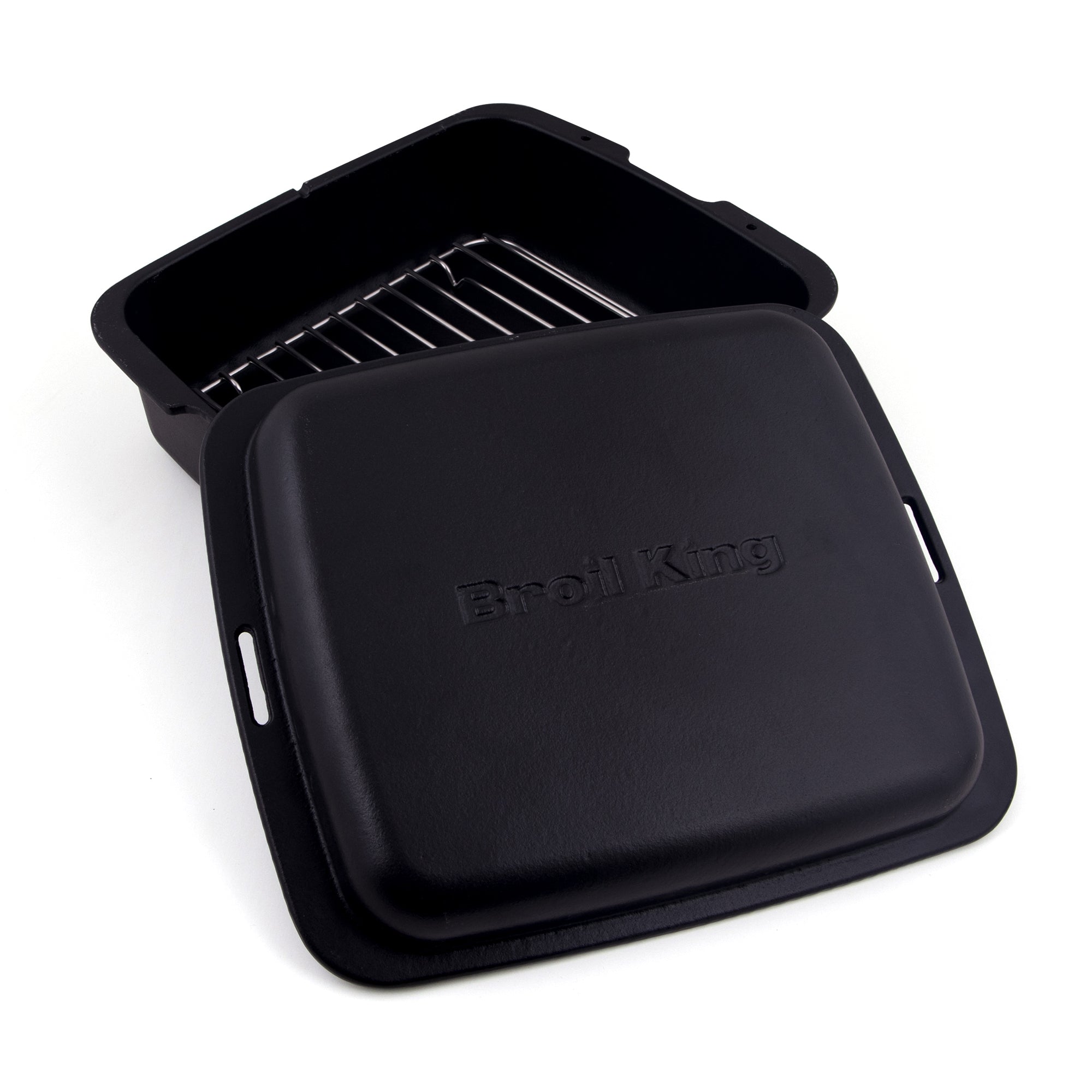broil-king-dutch-oven-aus-gusseisen-mit-edelstahl-rost image 1