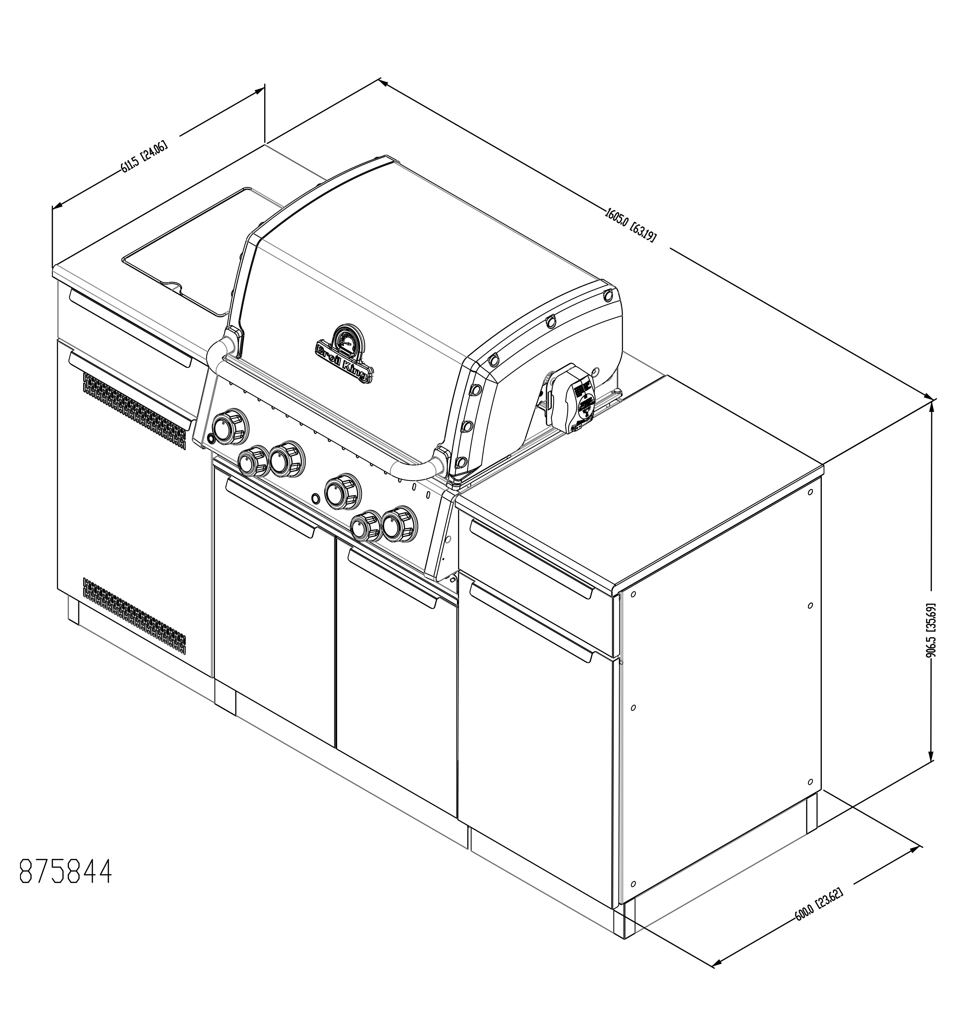 broil-king-baron-490i-pro-ir-shadow-outdoor-k-cheninsel image 5