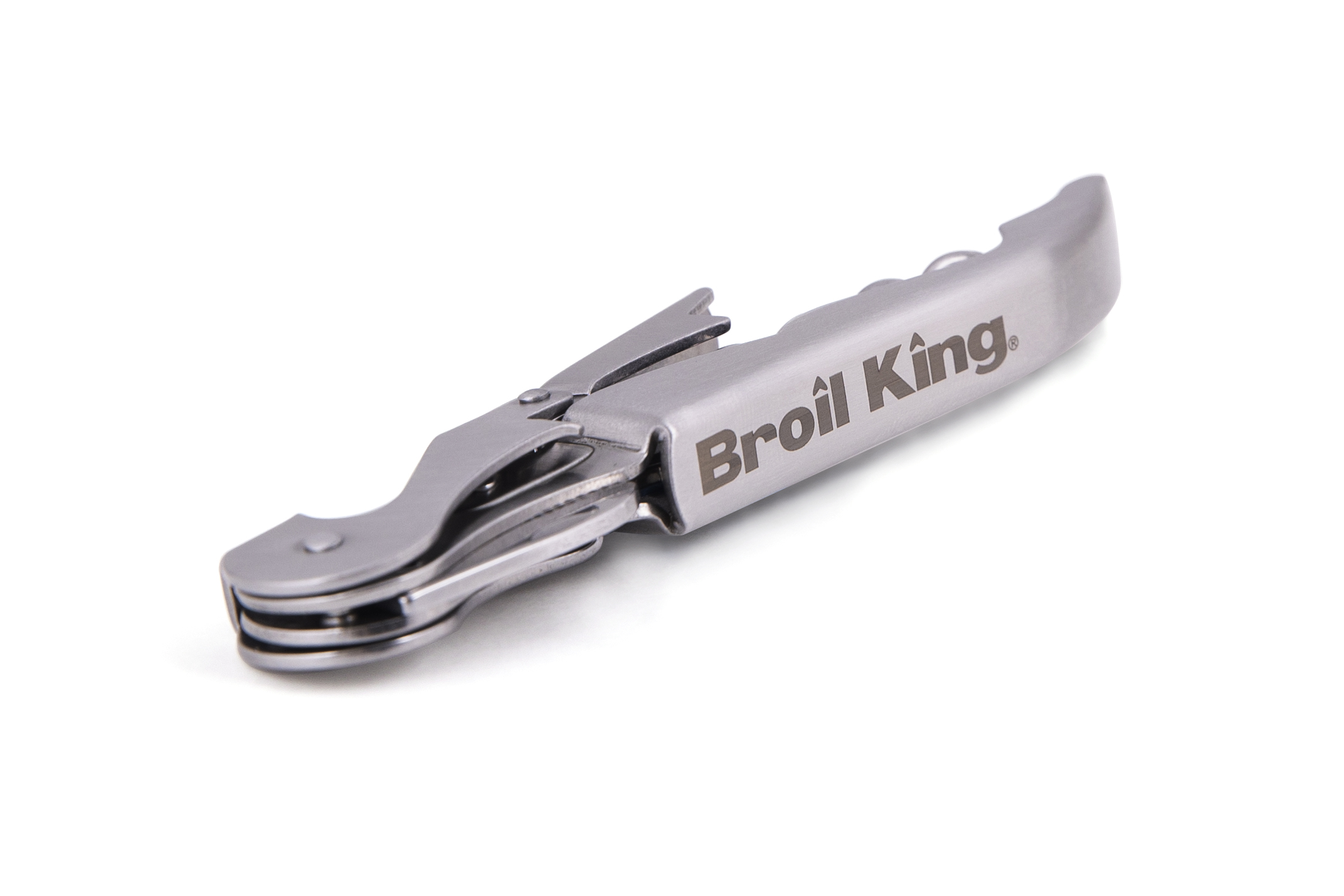 broil-king-weinflaschen-ffner-edelstahl-korkenzieher-mit-folienschneider image 2