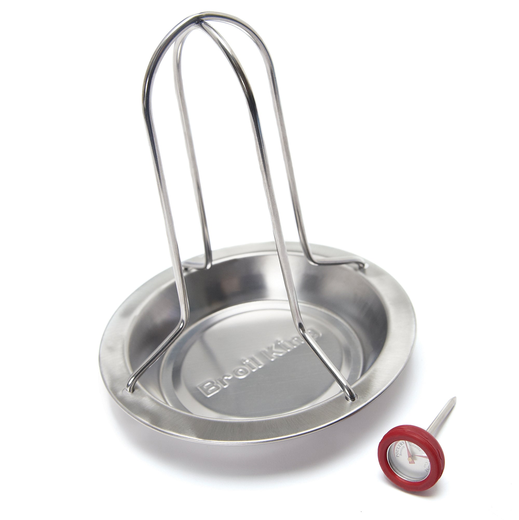 broil-king-chicken-roaster-h-hnchenhalter-mit-schale-und-thermometer image 1