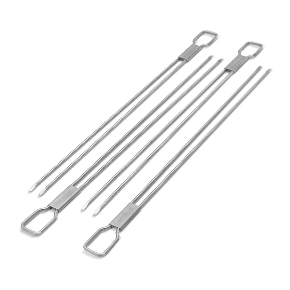 broil-king-dual-prong-skewers-edelstahl-grillspie-e-4er-set-12-in image 1