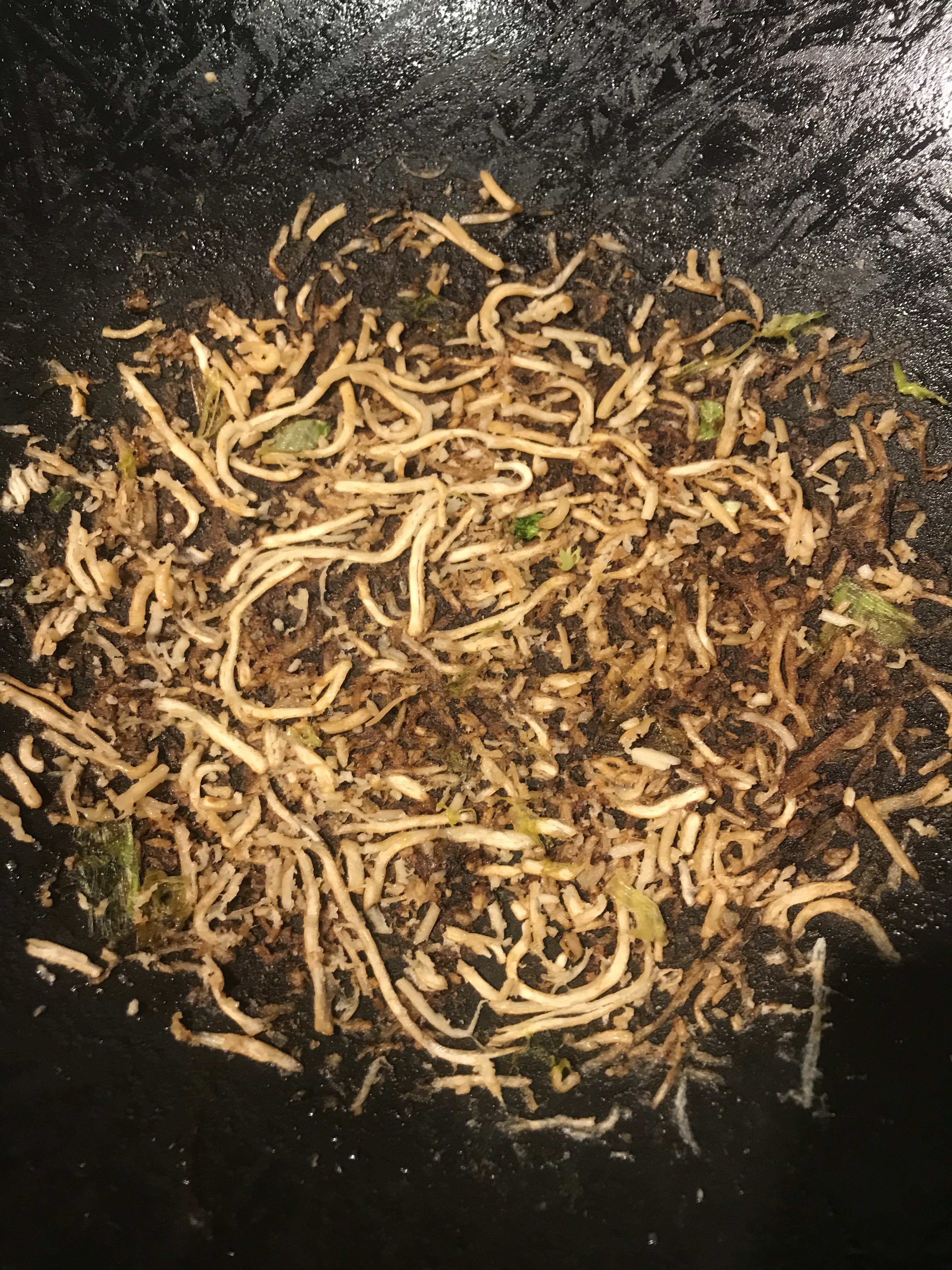 Topf mit kleinen Abstrichen