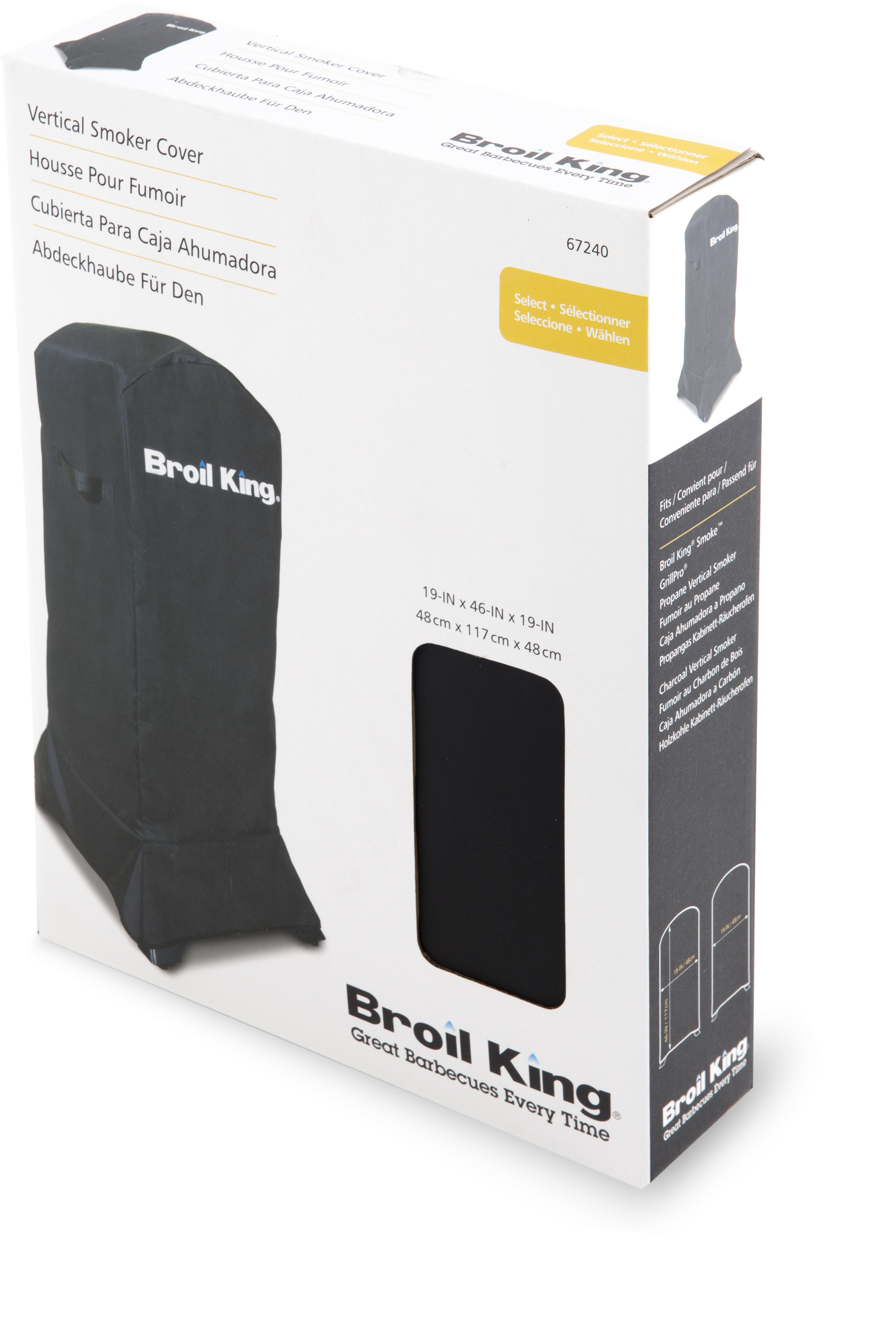 broil-king-select-cabinet-smoker-cover-vertikale-smoker-abdeckung image 2