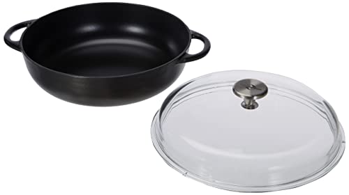 k-chenprofi-provence-bauernpfanne-28-cm-mit-glasdeckel-gusseisen-schwarz image 6