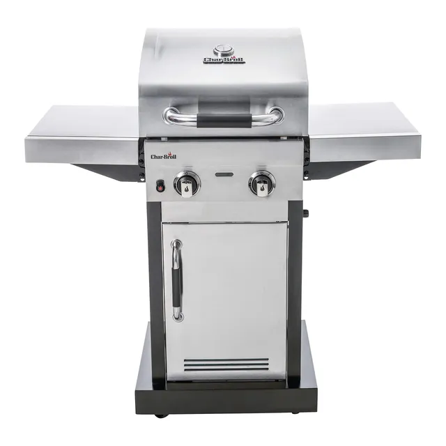 char-broil-advantage-225s-2-brenner-gasgrill-edelstahl-mit-grillplatte image 1