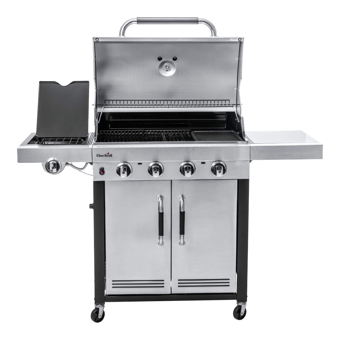 char-broil-advantage-445s-4-brenner-gasgrill-mit-seitenbrenner-edelstahl image 4