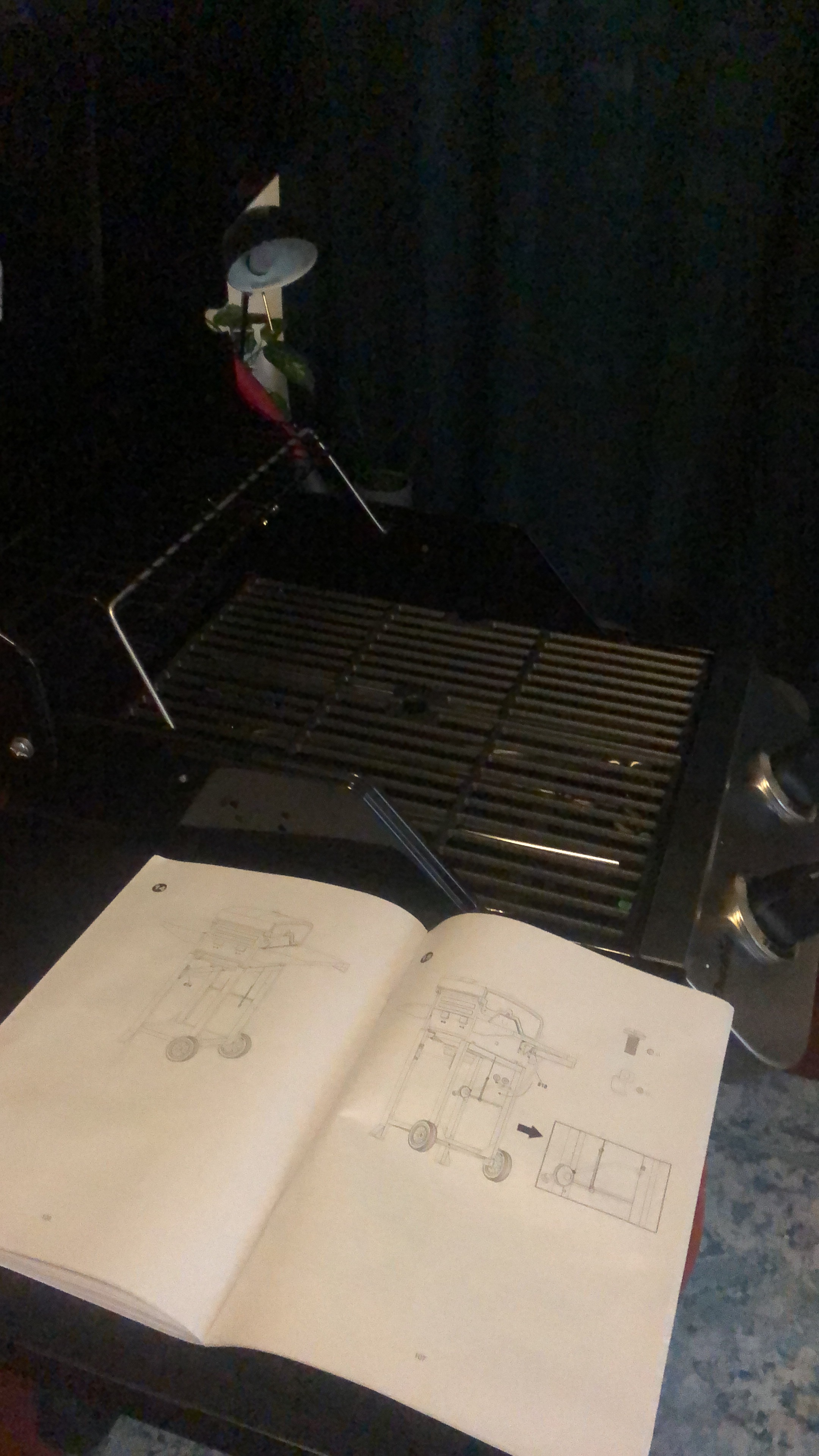 Solider Grill für Balkon