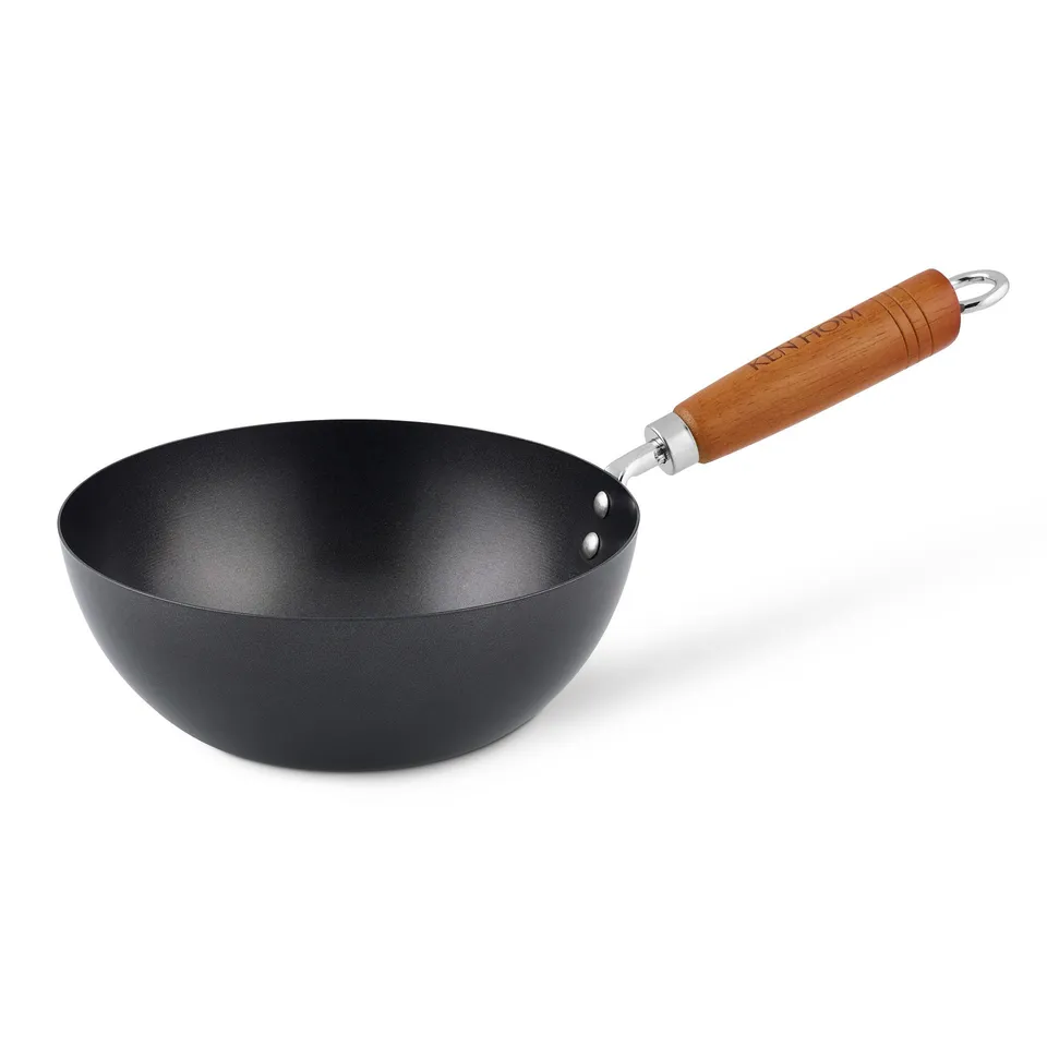 ken-hom-classic-antihaft-mini-wok-20-cm-aus-carbonstahl image 1