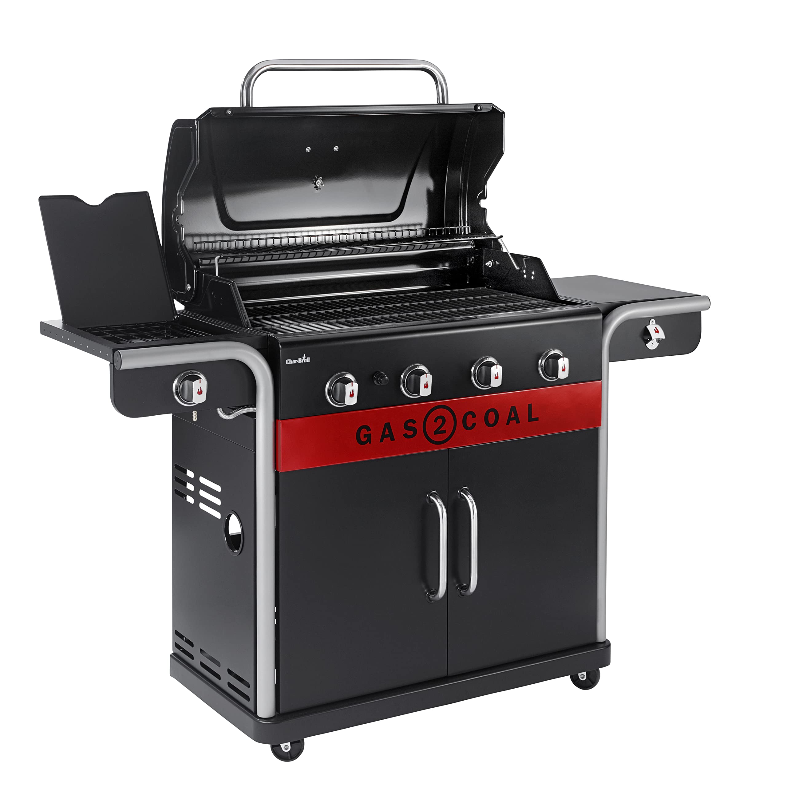 char-broil-gas2coal-440-2-0-hybrid-grill-4-brenner-gas-kohle-mit-seitenbrenner-s image 4