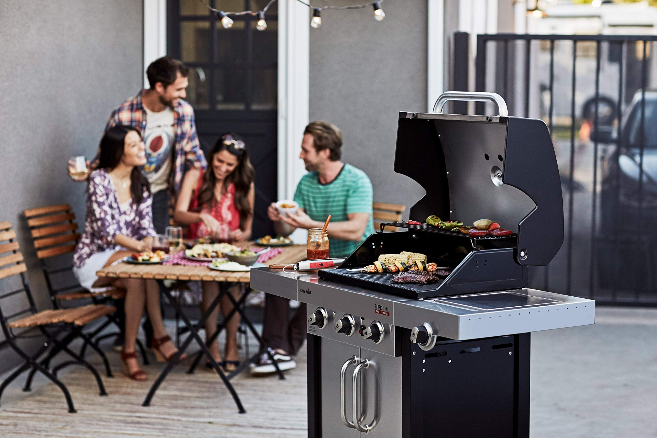 char-broil-professional-3400s-gasgrill-3-brenner-mit-seitenbrenner-edelstahl image 7