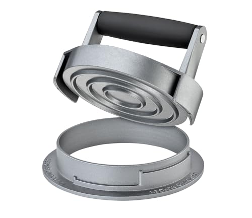 k-chenprofi-hamburgerpresse-trio-grau-aluminium-beschichtet image 5