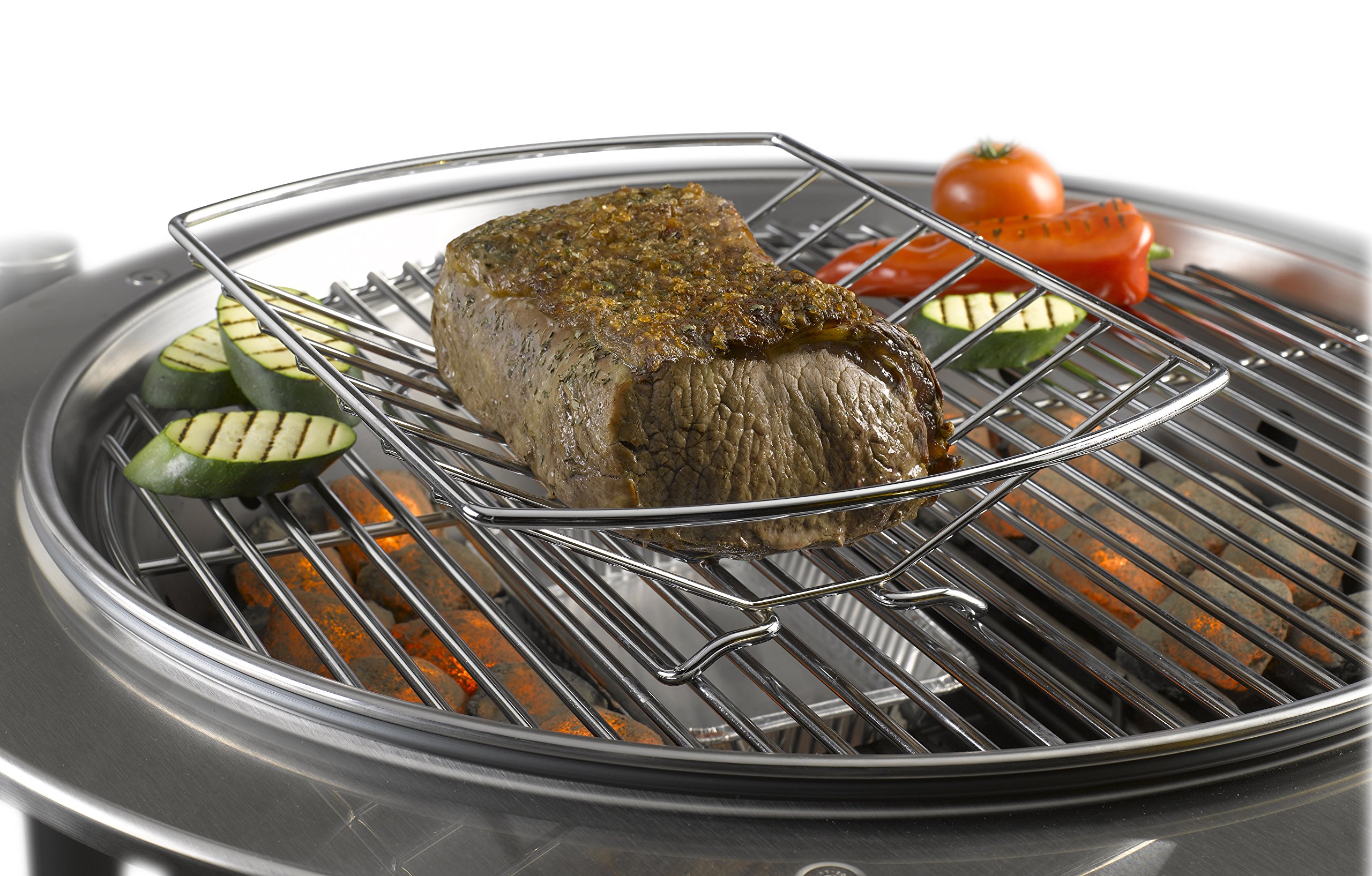 char-broil-140-570-bratenkorb-gro-silber-verchromter-stahl image 2